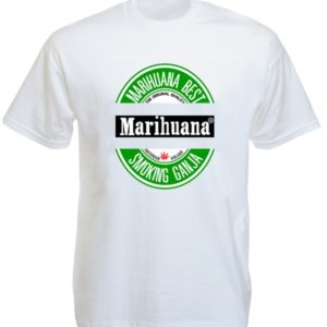 Marihuana Beer Tee-Shirt White