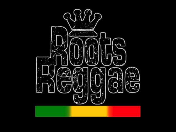 Roi Roots Reggae Tshirt Noir Col Rond Manches Courtes