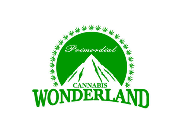 Tshirt Blanc Logo Paramount Wonderland Cannabis à Manches Courtes