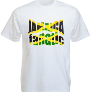 T-Shirt Blanc Manches Courtes Jamaica Fanatic pour Homme et Femme