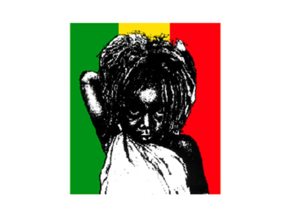 Tshirt Blanc en Coton Rasta Baby Enfant Rastafari pour Homme
