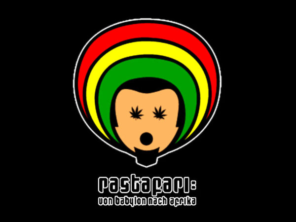 T-Shirt Noir Ethnique Rastafari Col Rond Homme